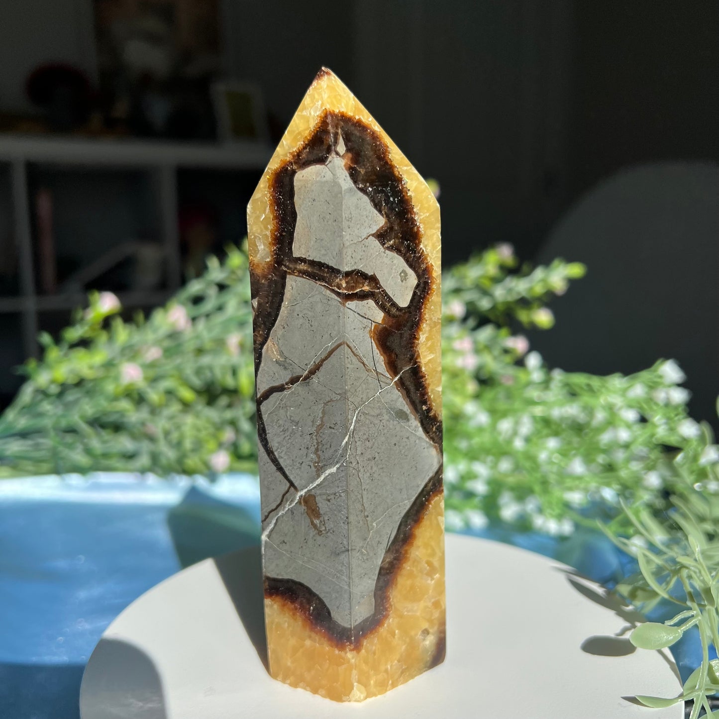 Septarian Tower 14.9 oz 5.48"