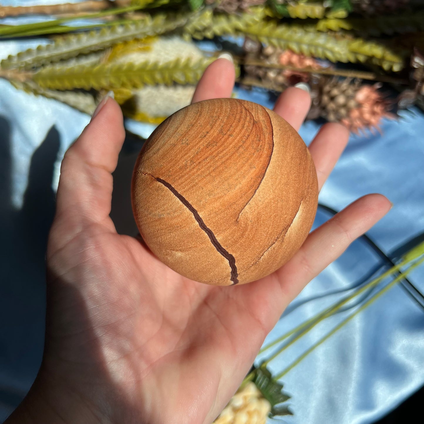 Sandstone Arizona Sierra 2.85" Sphere from Utah and Arizona Border