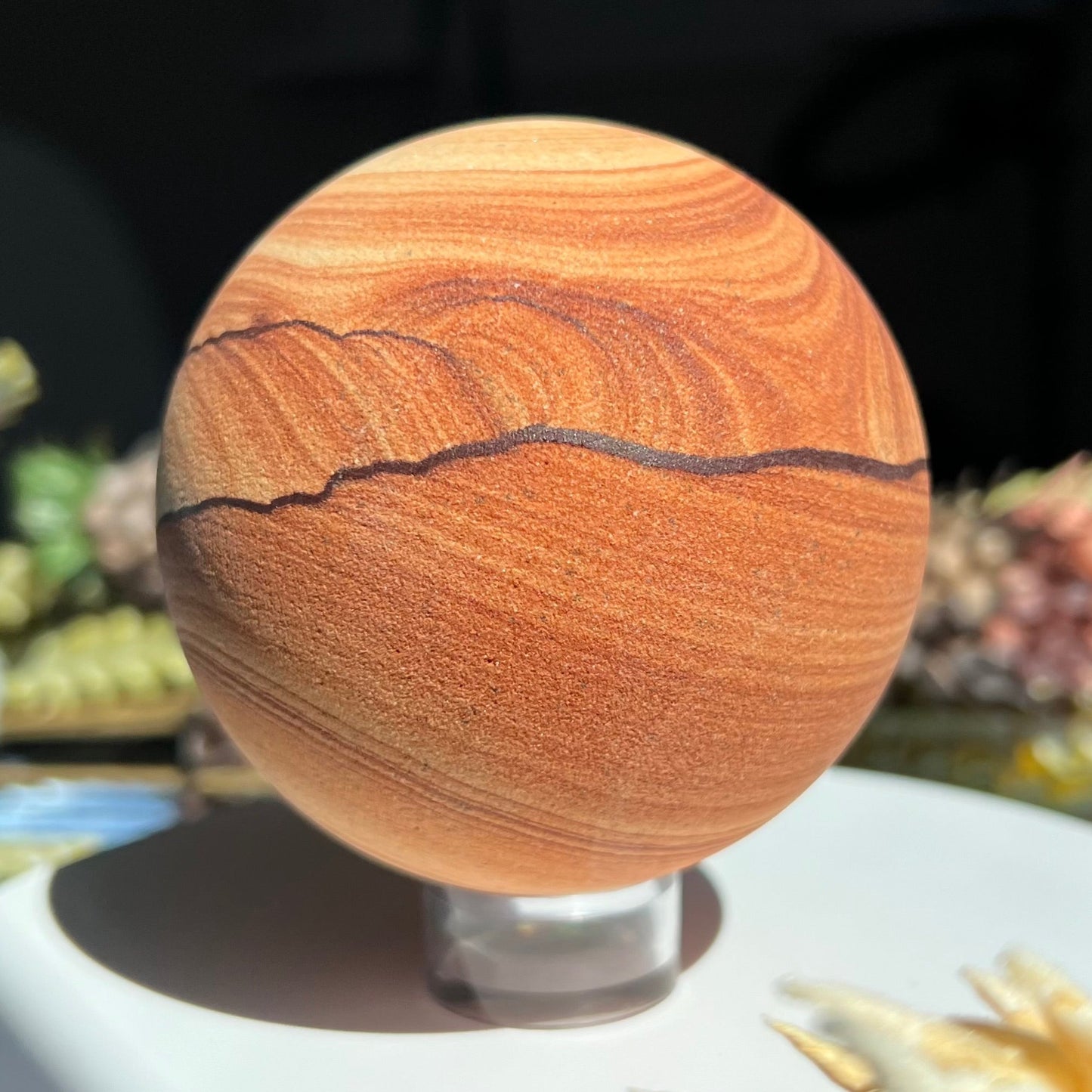 Sandstone Arizona Sierra 2.86" Sphere from Utah and Arizona Border