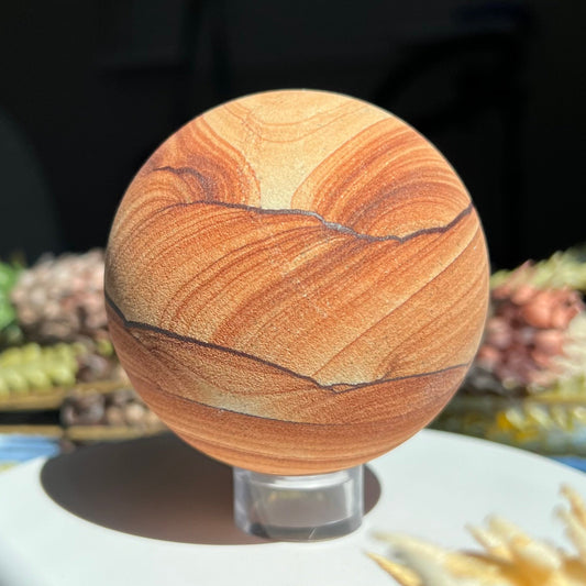 Sandstone Arizona Sierra 2.86" Sphere from Utah and Arizona Border