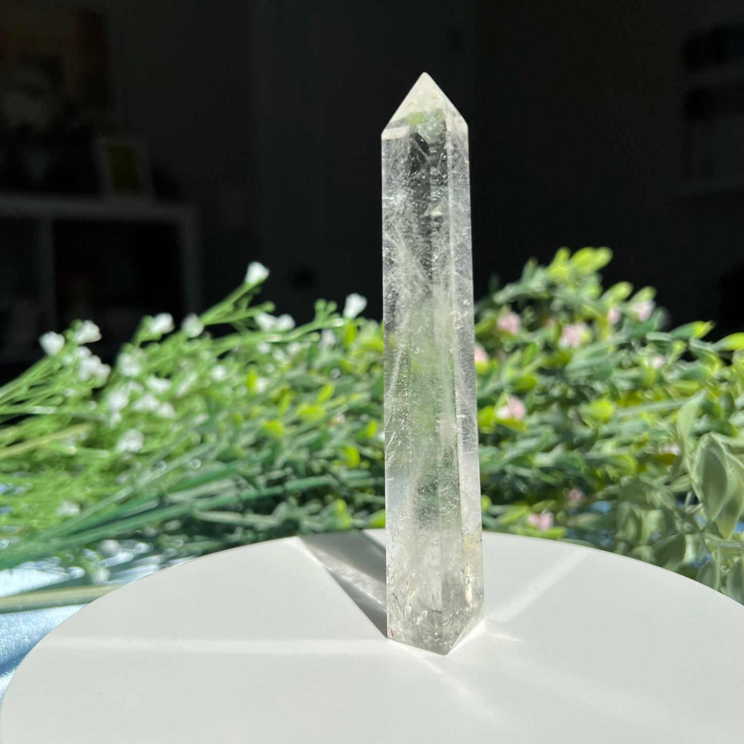 High Quality Clear Quartz Tower | Point | Obelisk