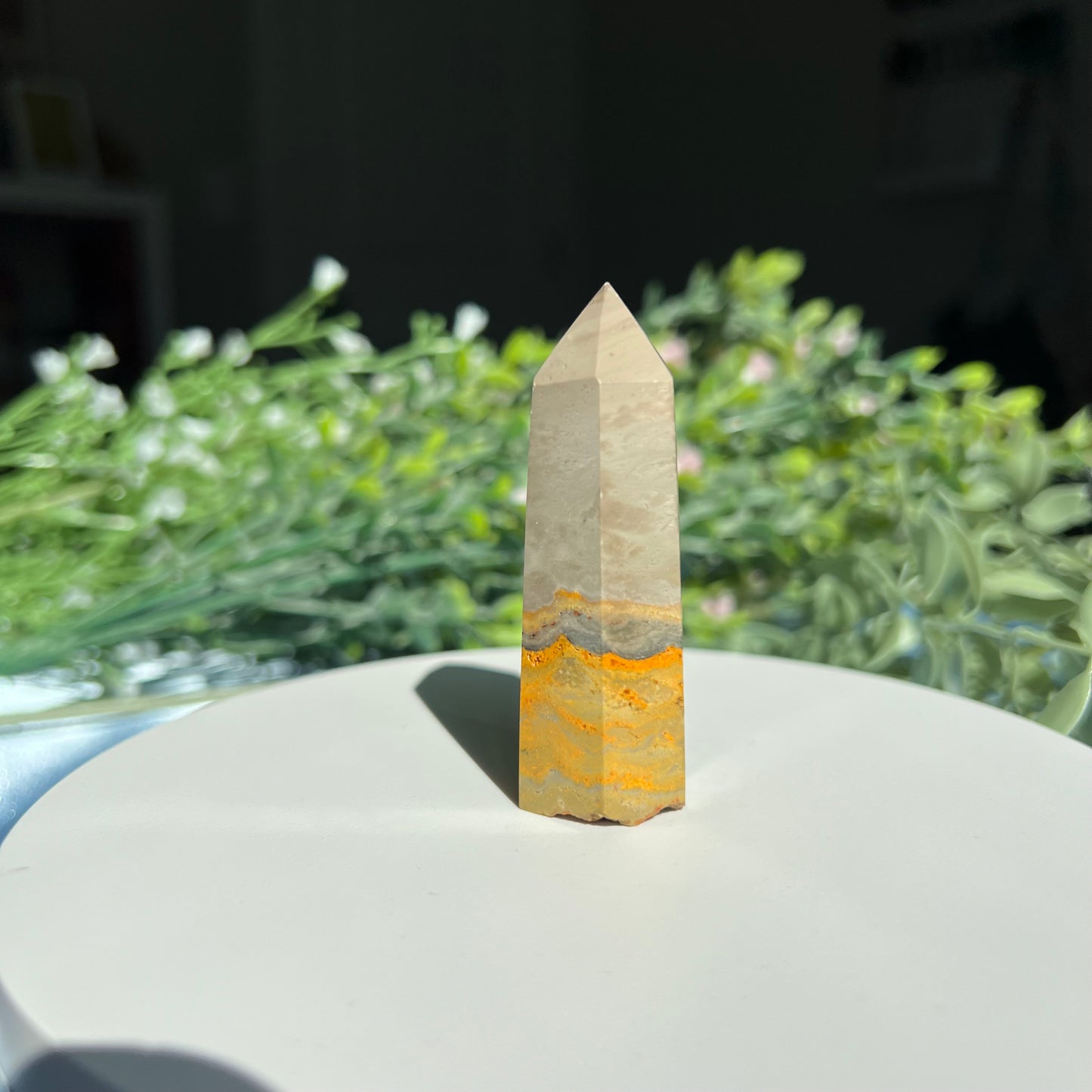 Bumblebee Jasper Tower | Point | Obelisk from Indonesia