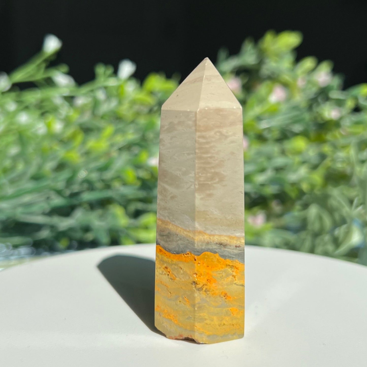 Bumblebee Jasper Tower | Point | Obelisk from Indonesia