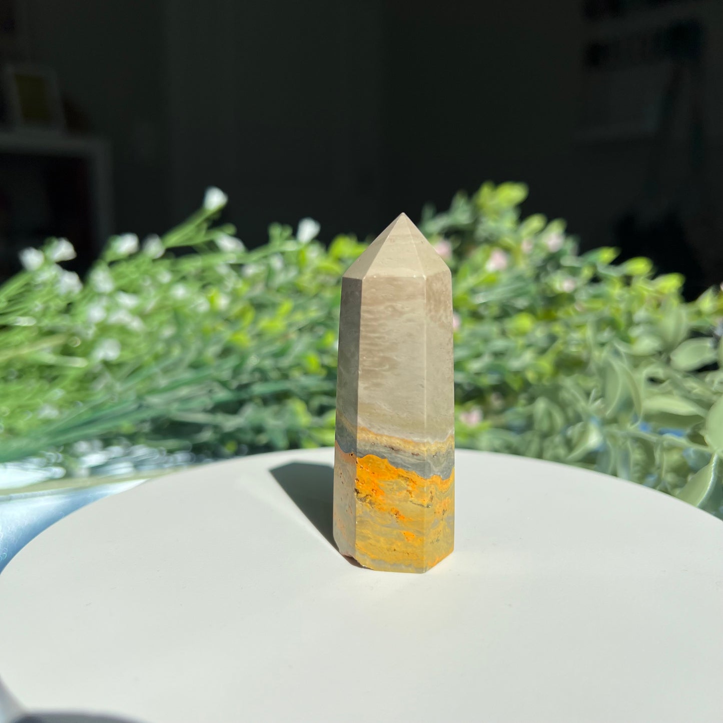 Bumblebee Jasper Tower | Point | Obelisk from Indonesia