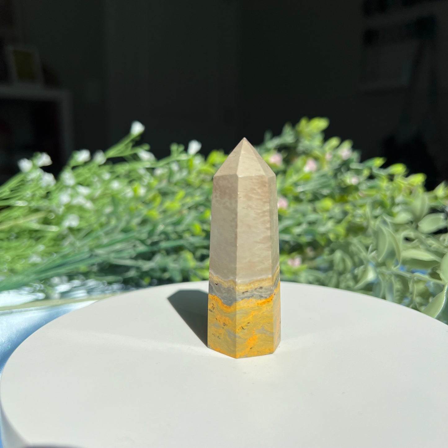 Bumblebee Jasper Tower | Point | Obelisk from Indonesia