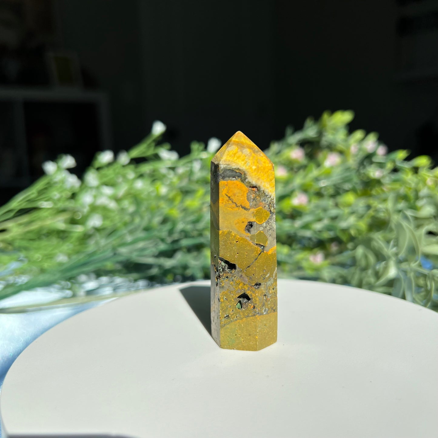 Bumblebee Jasper Tower | Point | Obelisk from Indonesia