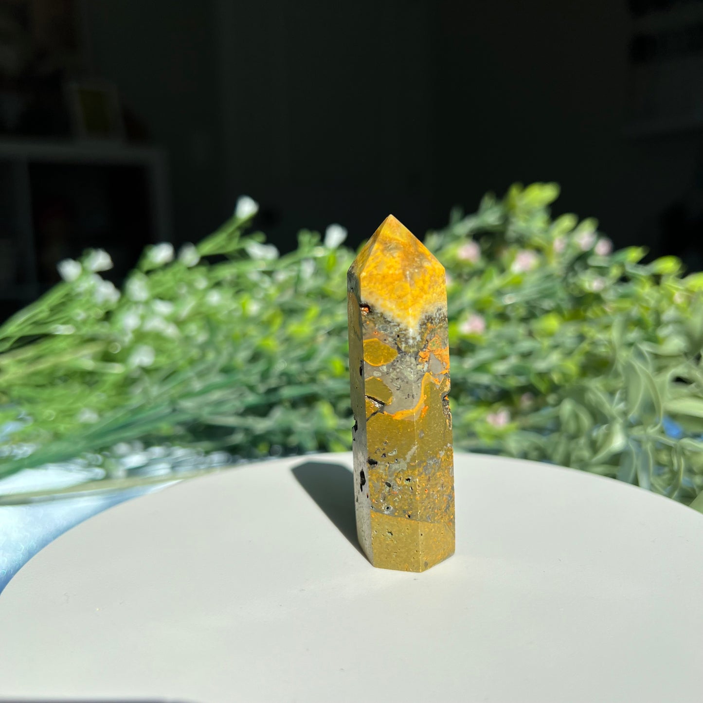 Bumblebee Jasper Tower | Point | Obelisk from Indonesia