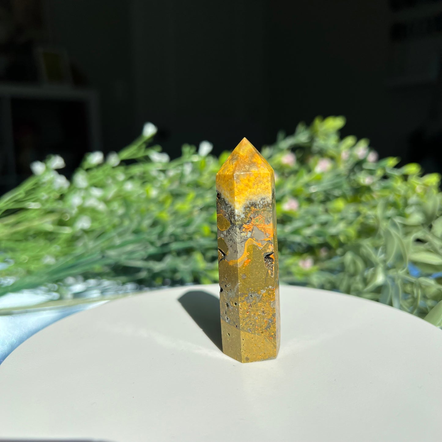 Bumblebee Jasper Tower | Point | Obelisk from Indonesia