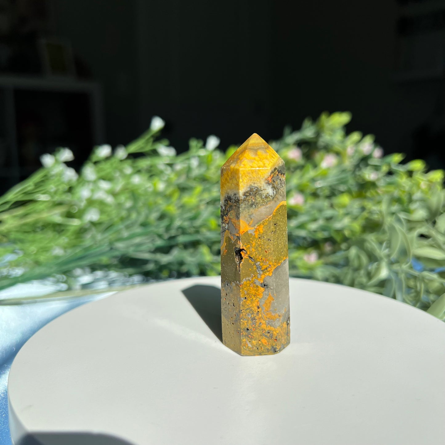 Bumblebee Jasper Tower | Point | Obelisk from Indonesia