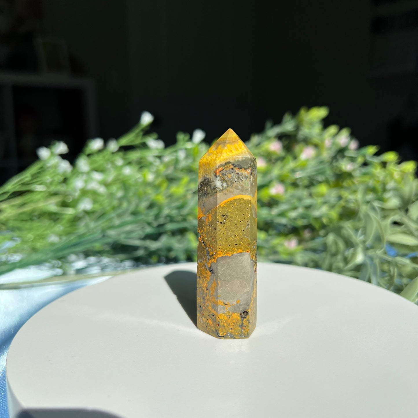 Bumblebee Jasper Tower | Point | Obelisk from Indonesia