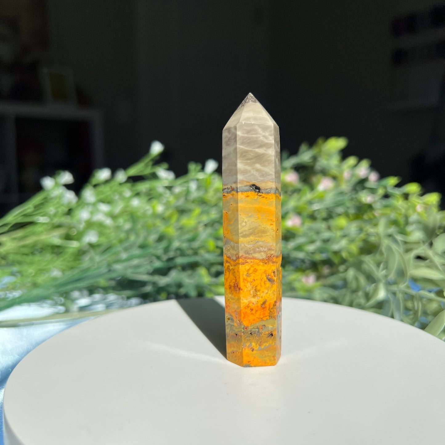 Bumblebee Jasper Tower | Point | Obelisk from Indonesia