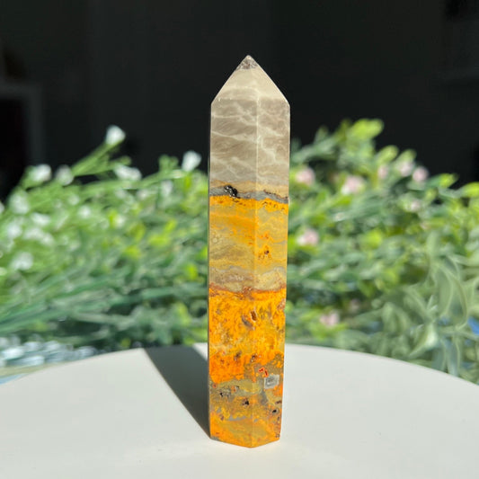 Bumblebee Jasper Tower | Point | Obelisk from Indonesia