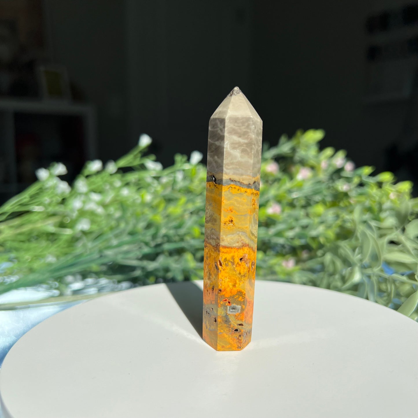 Bumblebee Jasper Tower | Point | Obelisk from Indonesia