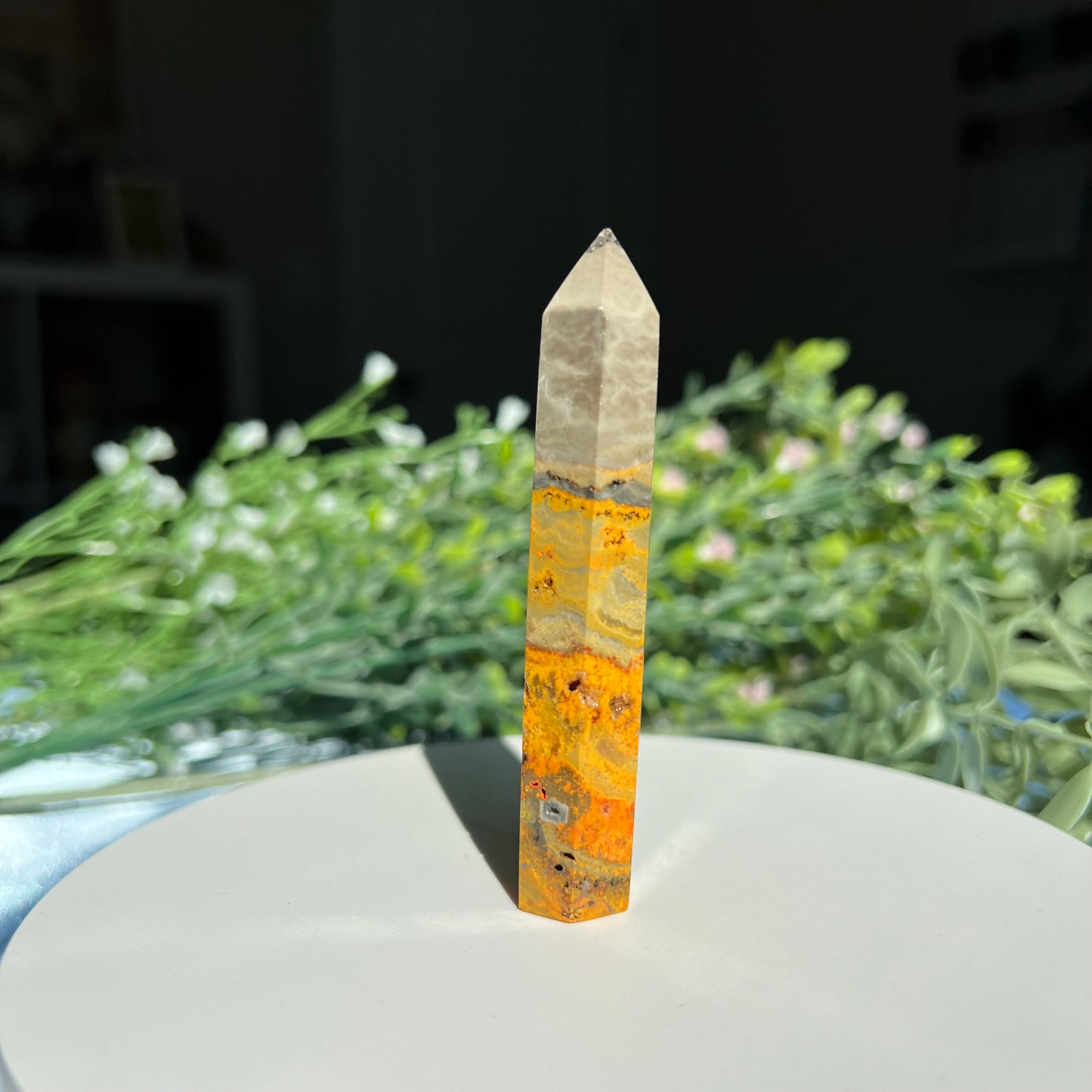 Bumblebee Jasper Tower | Point | Obelisk from Indonesia