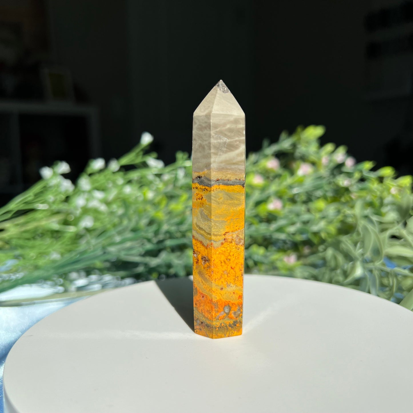 Bumblebee Jasper Tower | Point | Obelisk from Indonesia