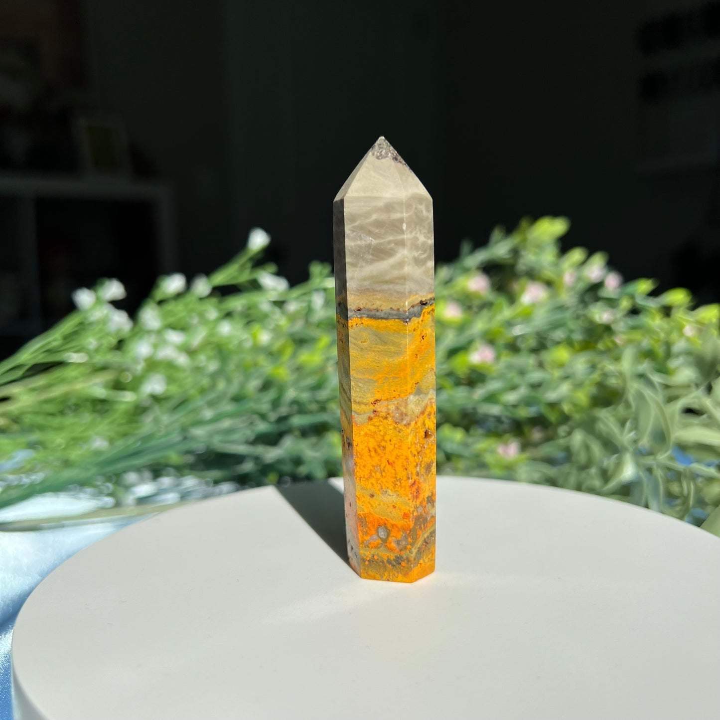 Bumblebee Jasper Tower | Point | Obelisk from Indonesia