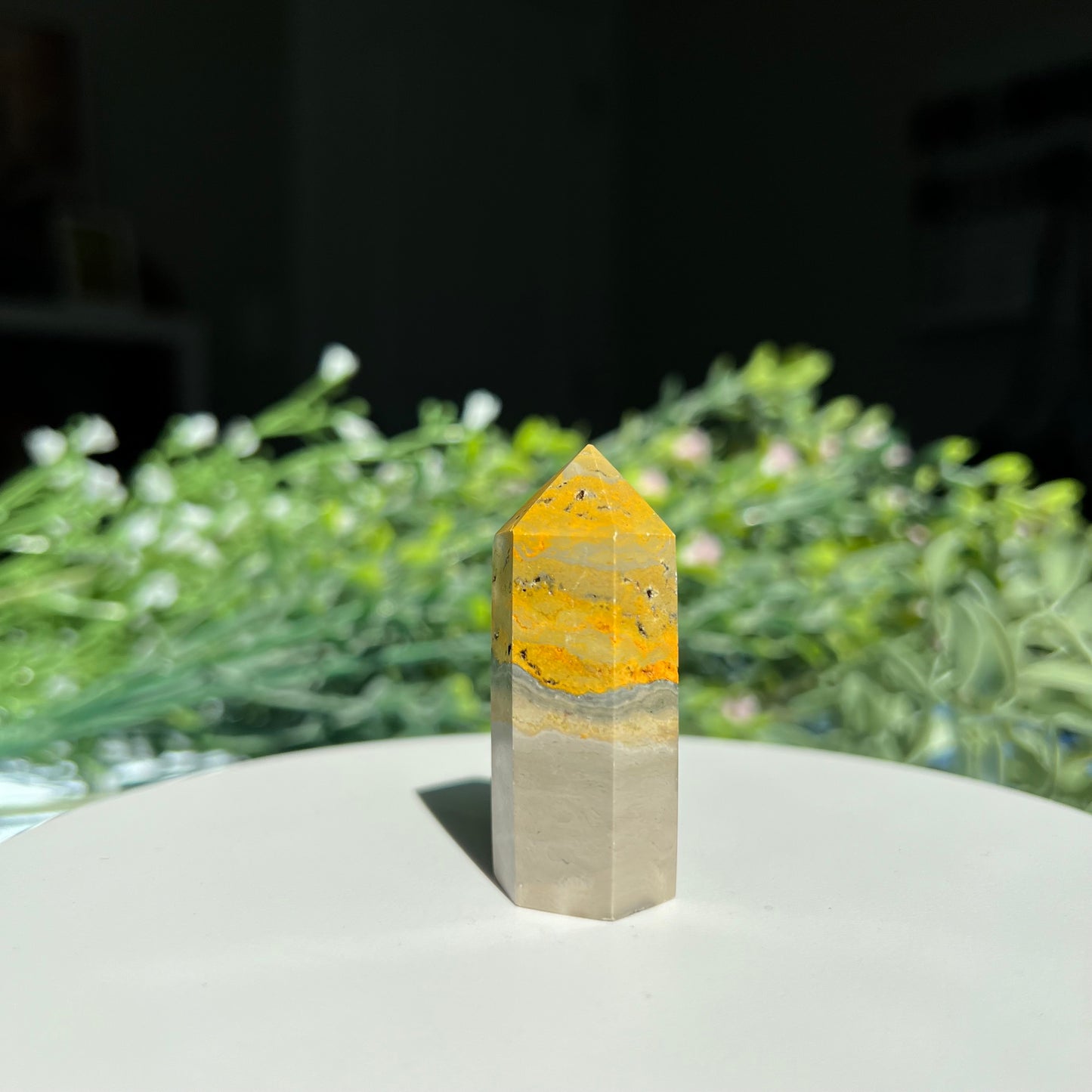 Bumblebee Jasper Tower | Point | Obelisk from Indonesia