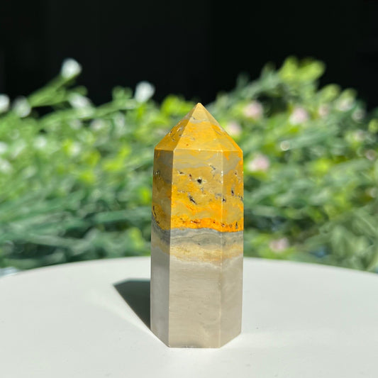 Bumblebee Jasper Tower | Point | Obelisk from Indonesia