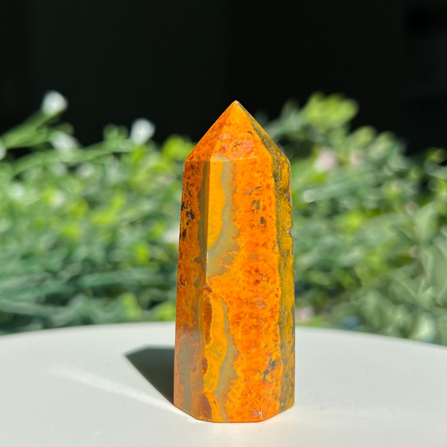 Bumblebee Jasper Tower | Point | Obelisk from Indonesia