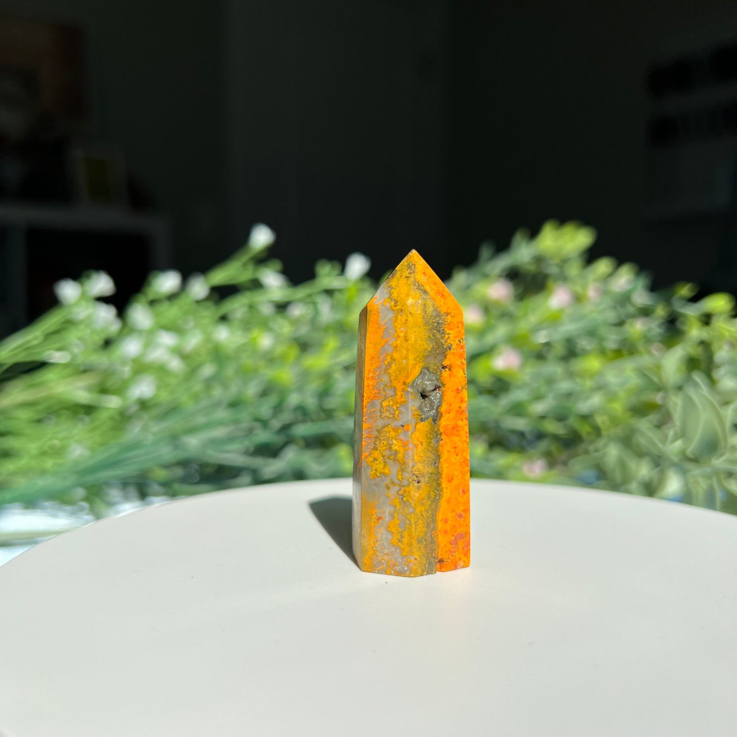 Bumblebee Jasper Tower | Point | Obelisk from Indonesia