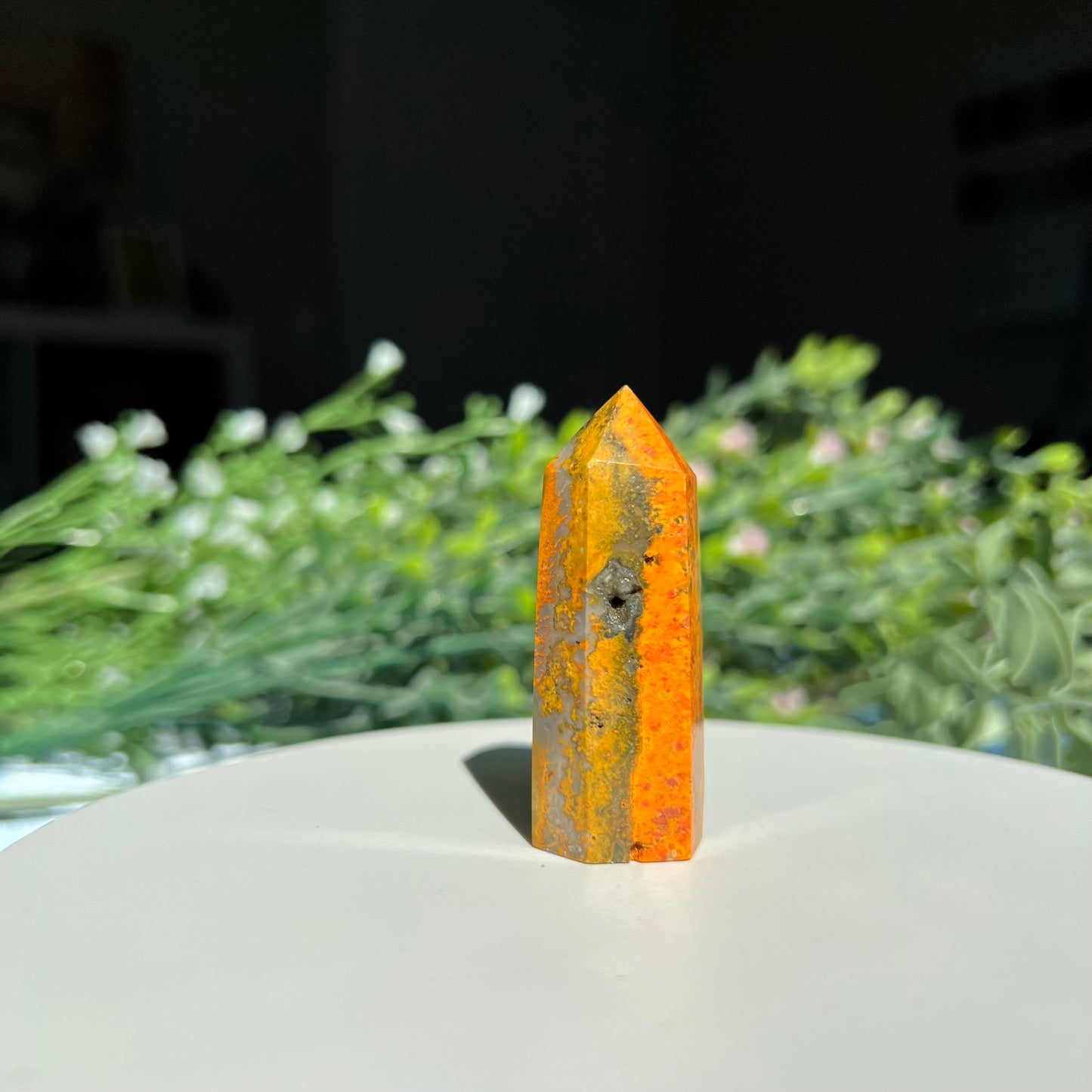 Bumblebee Jasper Tower | Point | Obelisk from Indonesia