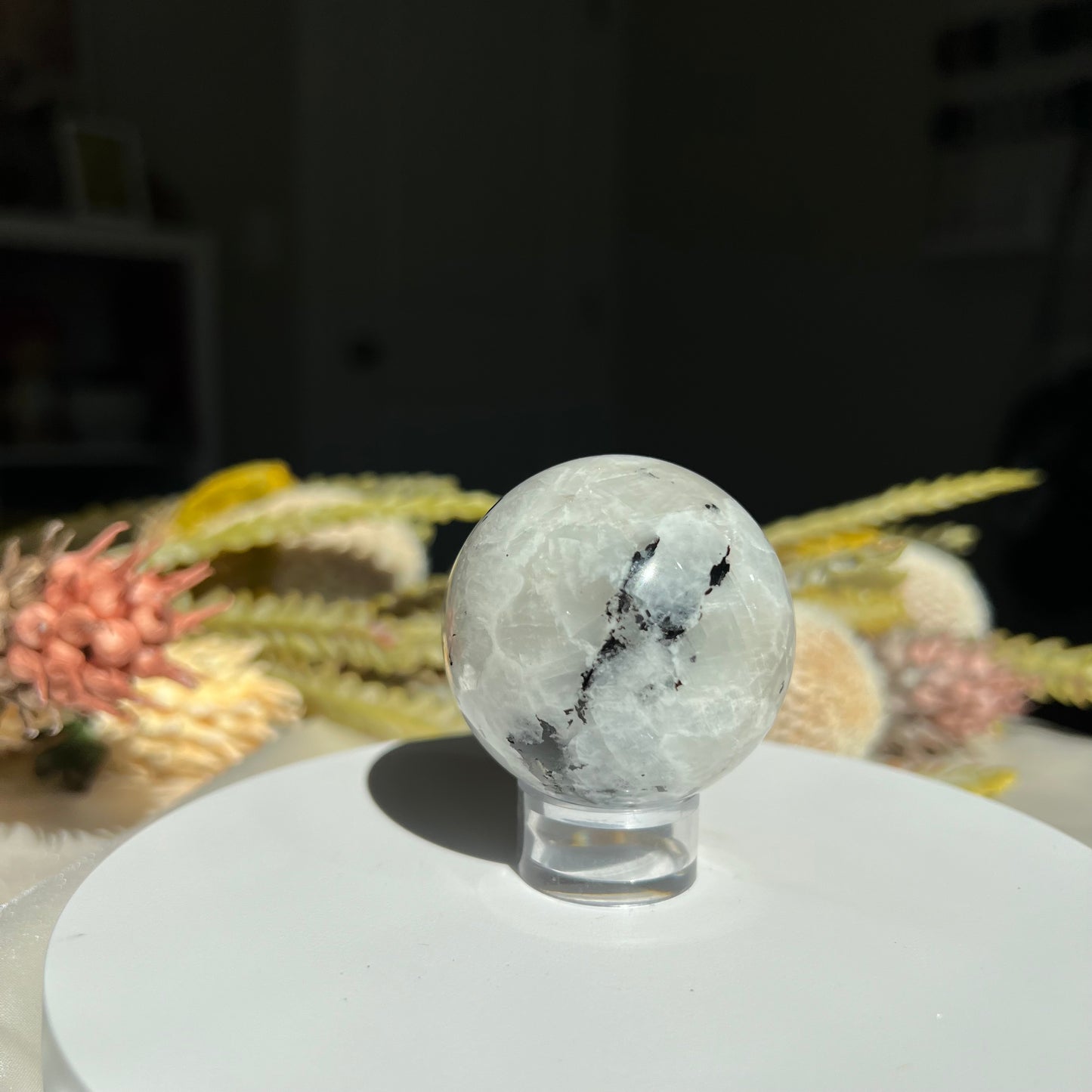 Rainbow Moonstone Sphere