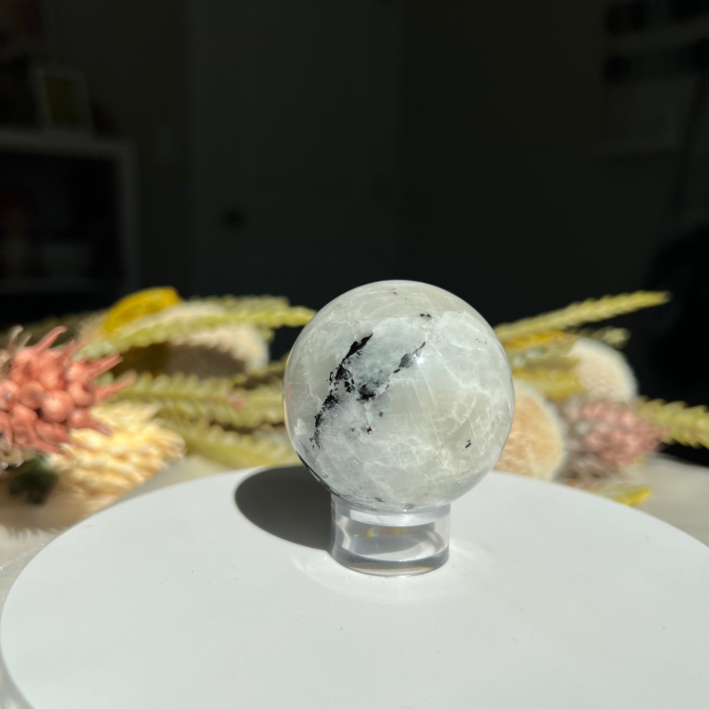 Rainbow Moonstone Sphere