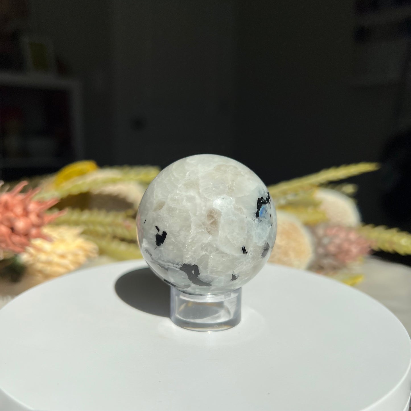 Rainbow Moonstone Sphere