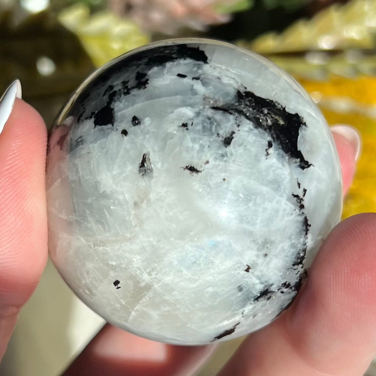 Rainbow Moonstone Sphere