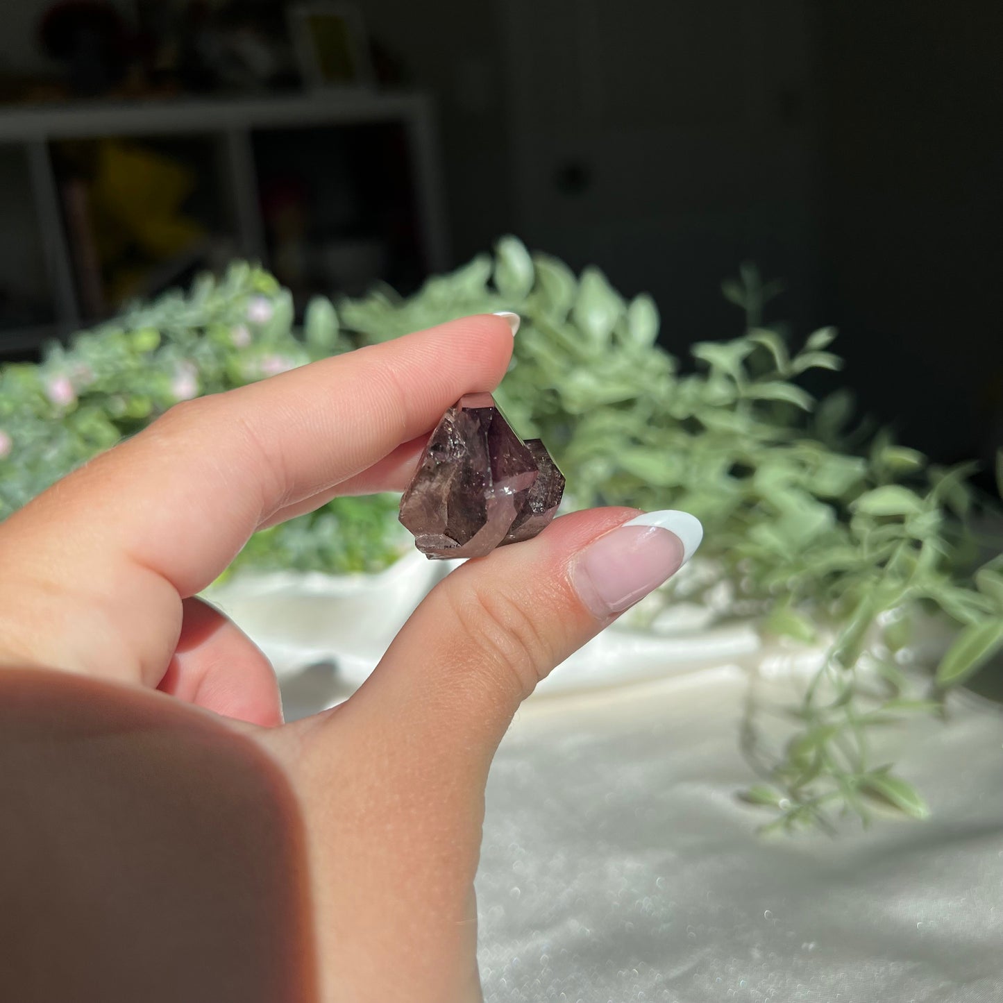 Rare Super 7 Amethyst from Brazil Semi Polished Freeform