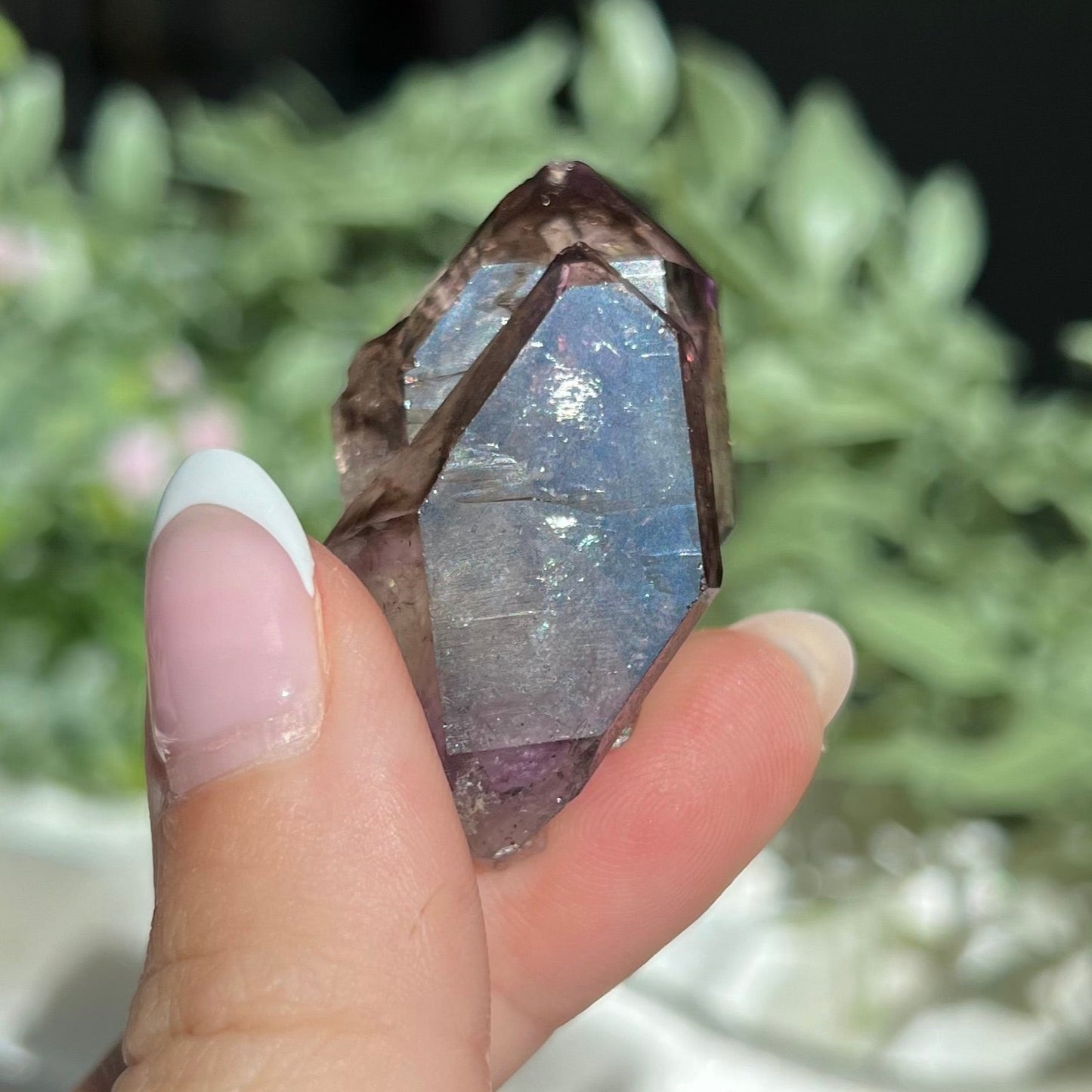 Rare Super 7 Amethyst from Brazil Semi Polished Freeform