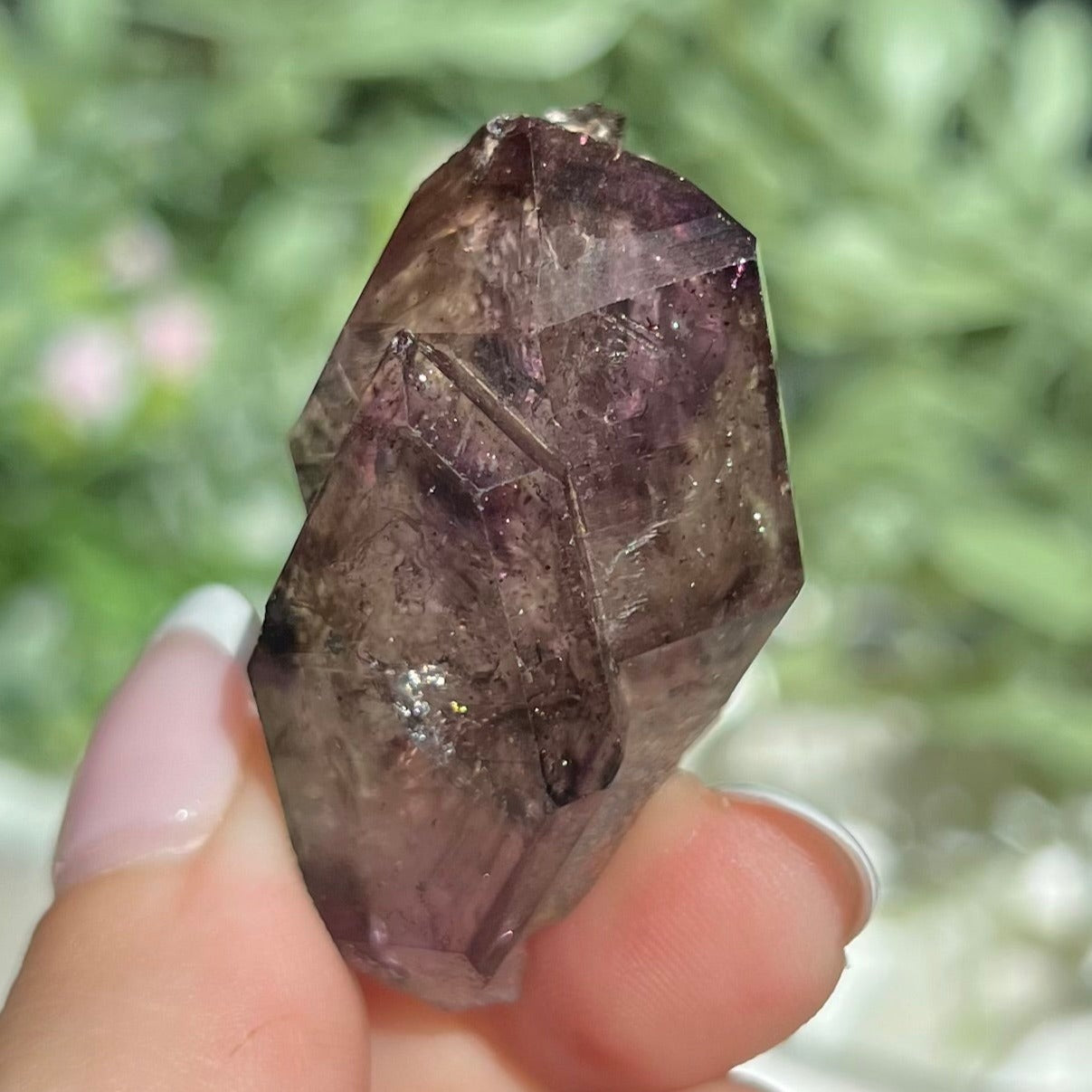 Rare Super 7 Amethyst from Brazil Semi Polished Freeform