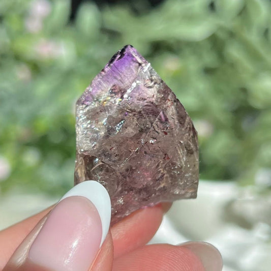 Rare Super 7 Amethyst from Brazil Semi Polished Freeform