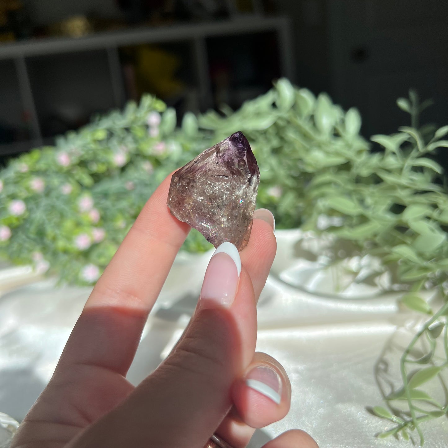 Rare Super 7 Amethyst from Brazil Semi Polished Freeform