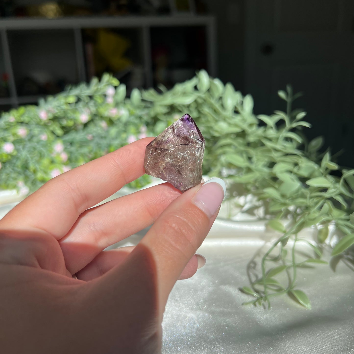 Rare Super 7 Amethyst from Brazil Semi Polished Freeform