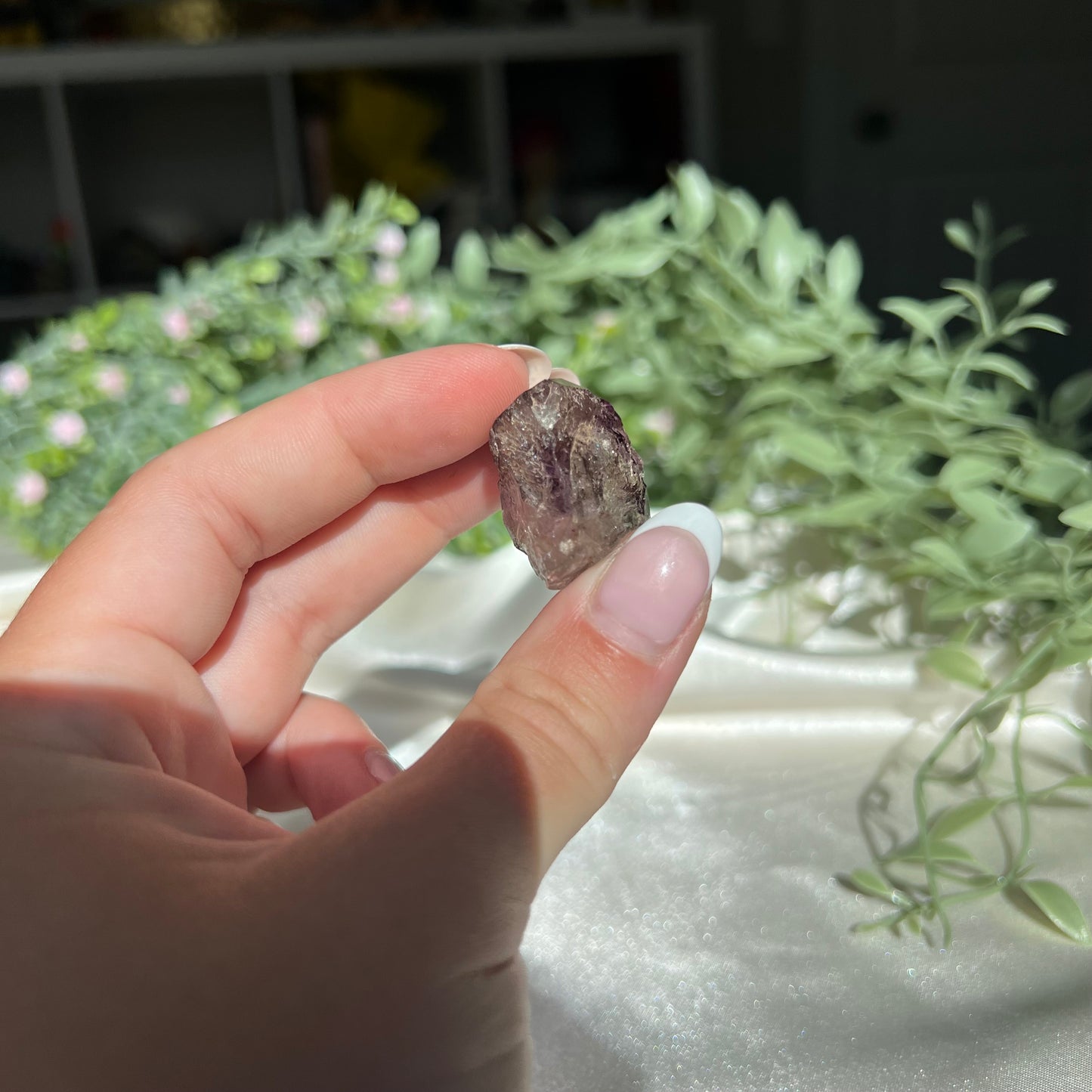 Rare Super 7 Amethyst from Brazil Semi Polished Freeform