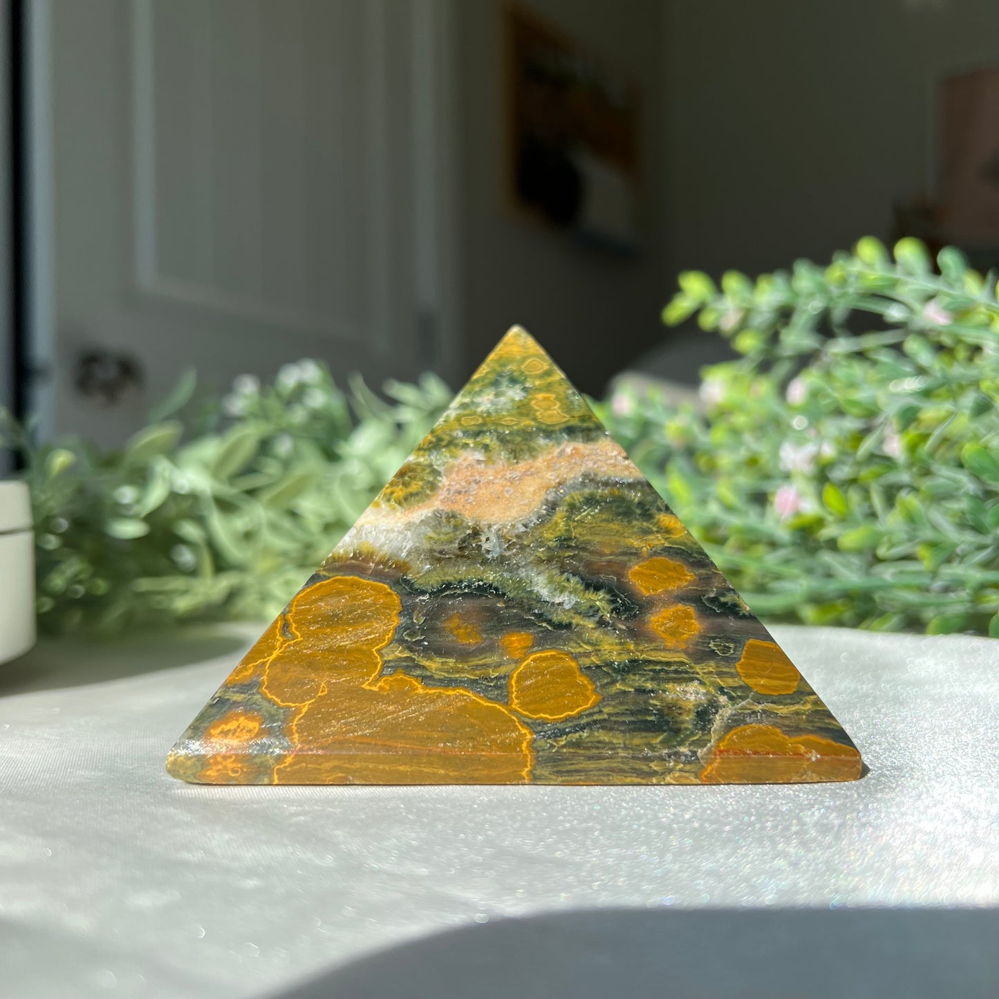 Ocean Jasper Pyramid from Madagascar