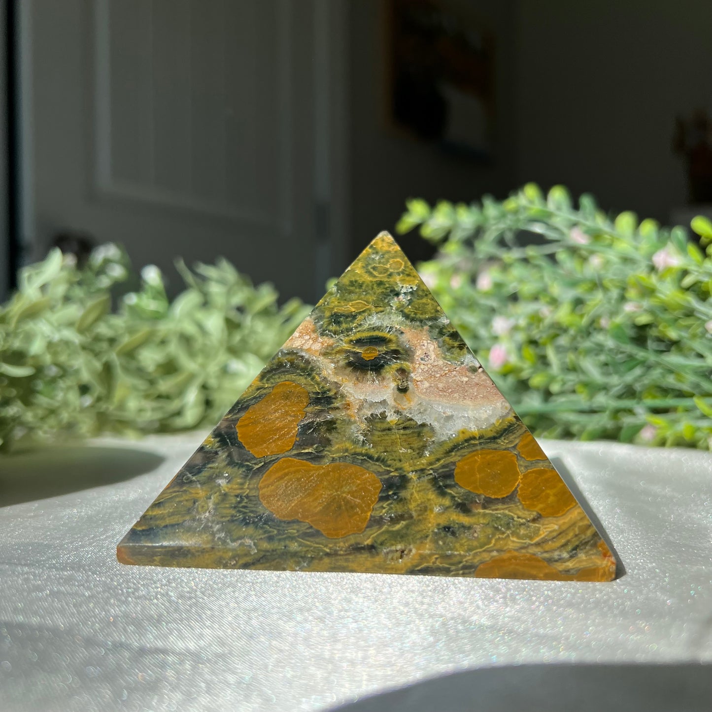 Ocean Jasper Pyramid from Madagascar