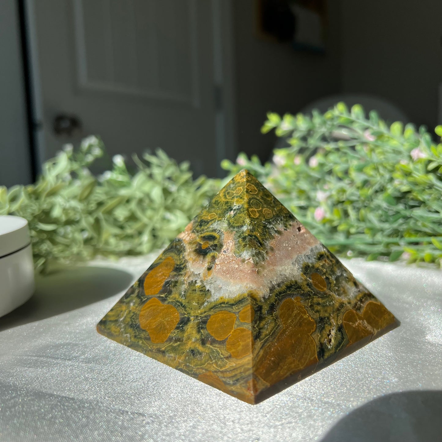 Ocean Jasper Pyramid from Madagascar