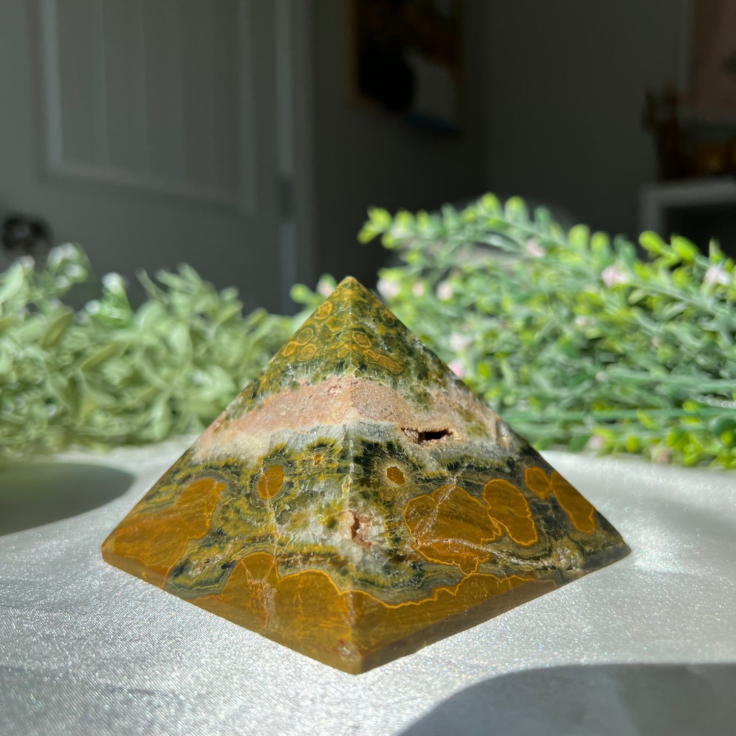 Ocean Jasper Pyramid from Madagascar