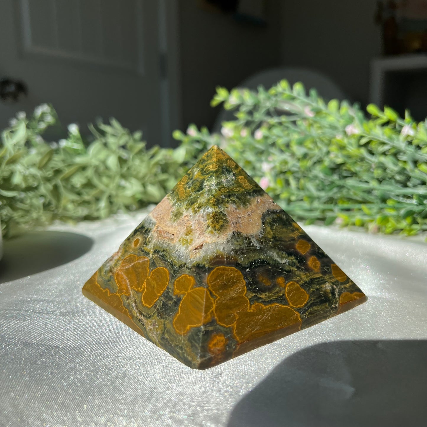 Ocean Jasper Pyramid from Madagascar