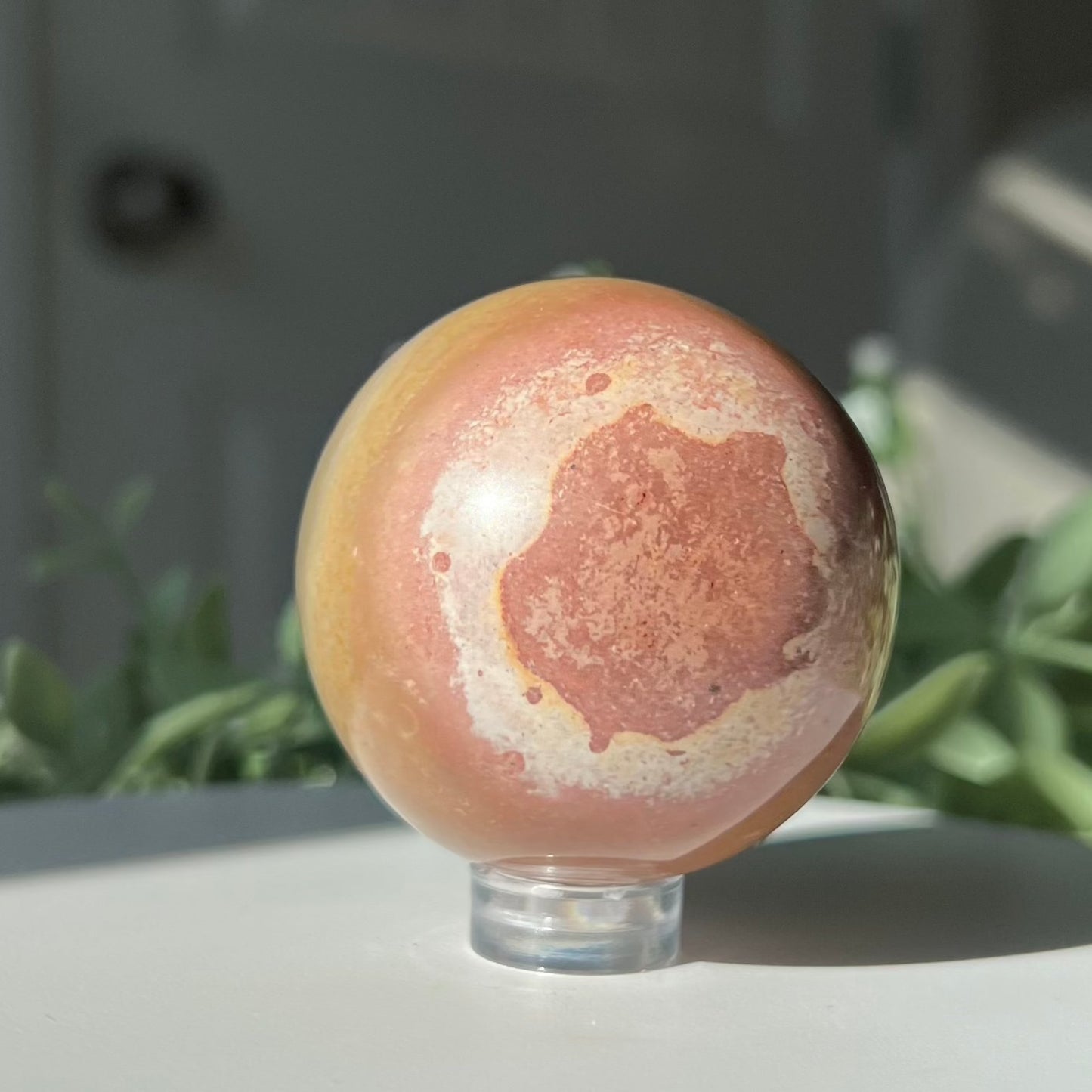 Polychrome Jasper Sphere from Madagascar Diameter approximately: 1.8" (45mm)