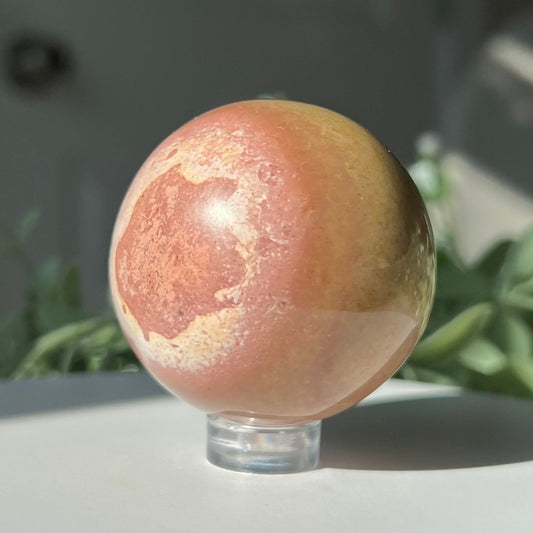 Polychrome Jasper Sphere from Madagascar Diameter approximately: 1.8" (45mm)