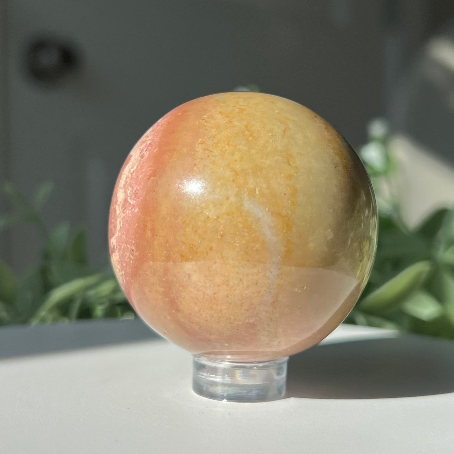 Polychrome Jasper Sphere from Madagascar Diameter approximately: 1.8" (45mm)