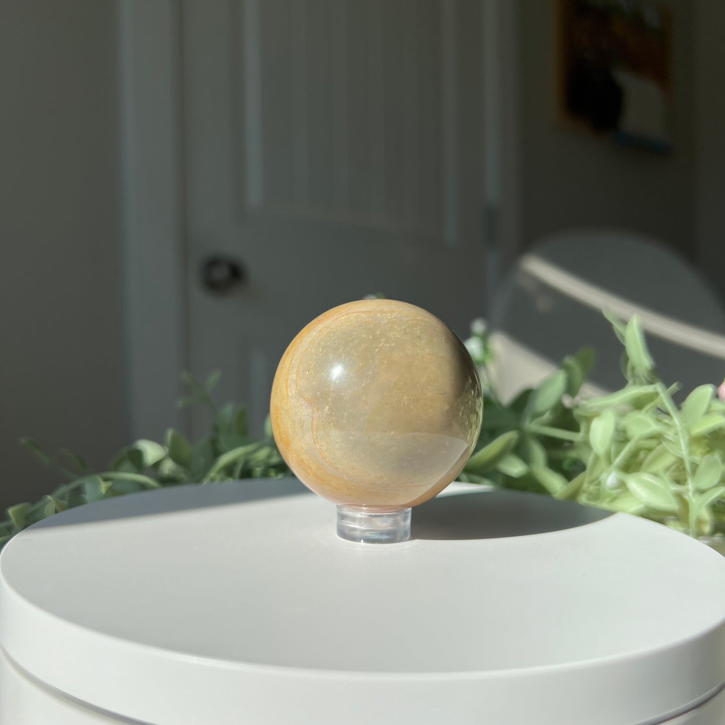 Polychrome Jasper Sphere from Madagascar Diameter approximately: 1.8" (45mm)