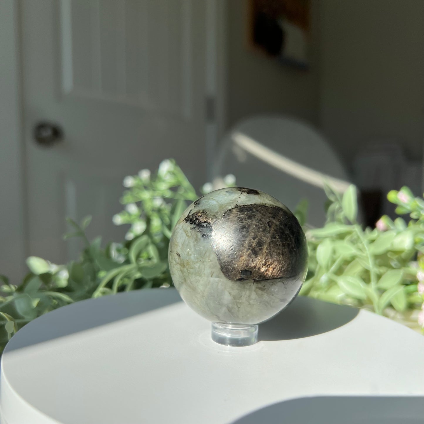 Flashy Labradorite Sphere from Madagascar Diameter approximately: 1.86" (47mm)