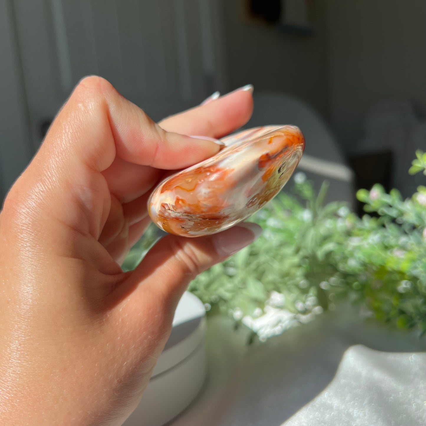 Flower Agate Freeform from Madagascar