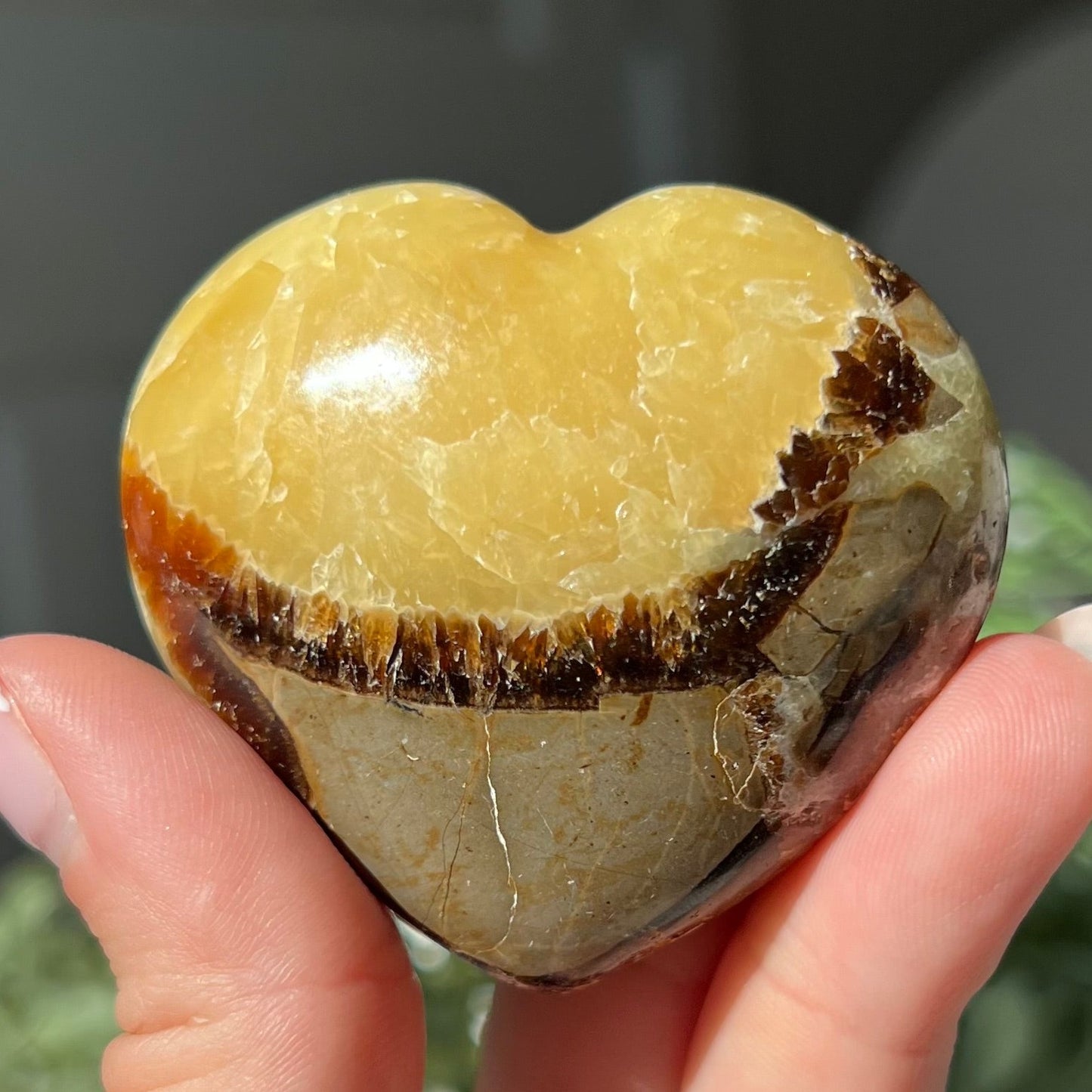 Septarian Heart Carving from Madagascar