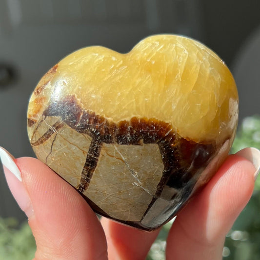 Septarian Heart Carving from Madagascar