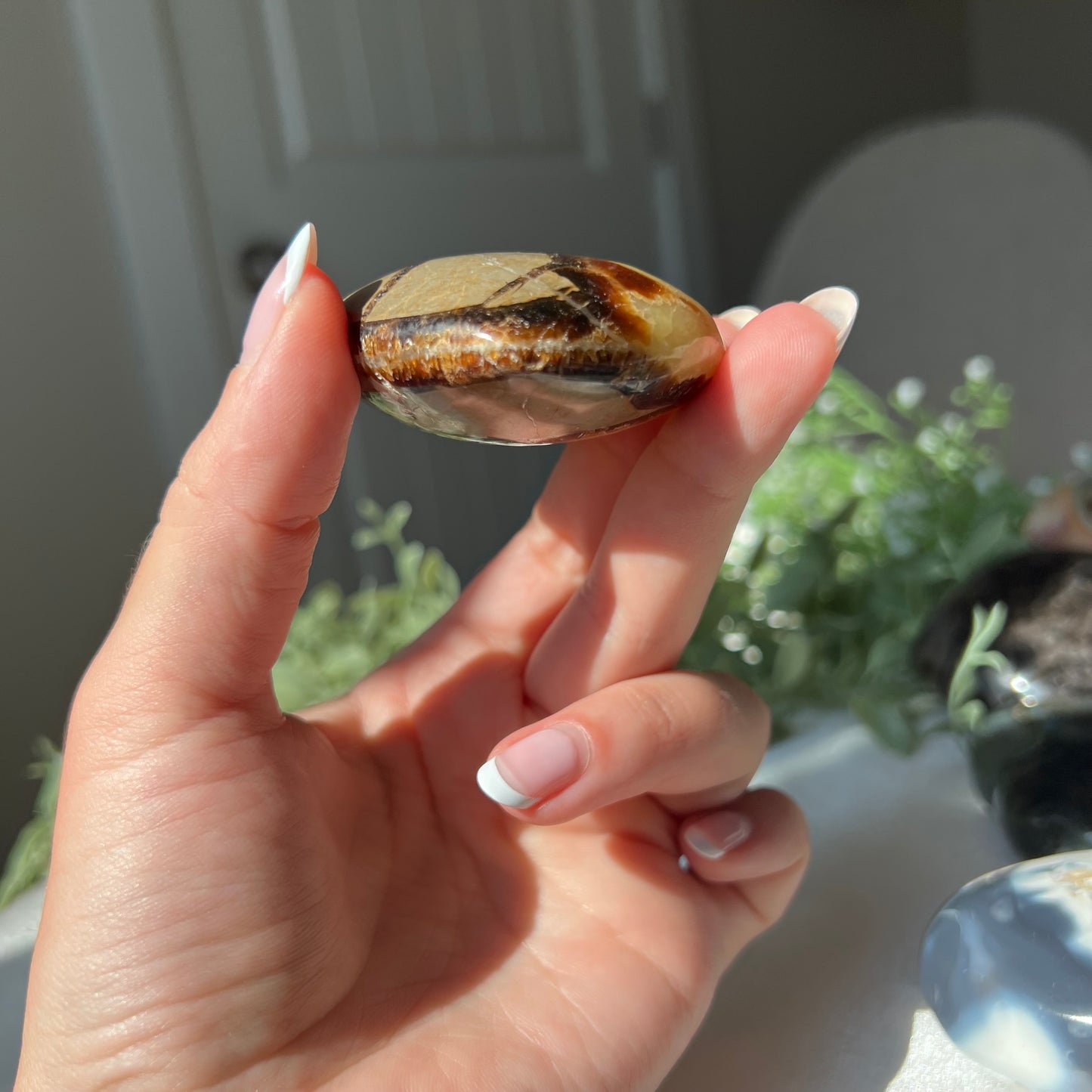 Septarian Heart Carving from Madagascar